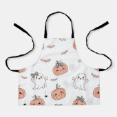 Schattige Halloween naadloos patroon Schort (Voorkant)