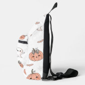 Schattige Halloween naadloos patroon Sling Bag (Rechts)