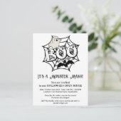 Schattige Halloween Open House Invitation Briefkaa Feestdagenkaart (Staand voorkant)