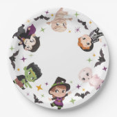 Schattige Halloween Papier Bord, Party Supplies Papieren Bordje (Voorkant)