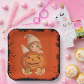 Schattige Halloween Party Bord,  Halloween Papieren Bordje (Feest)