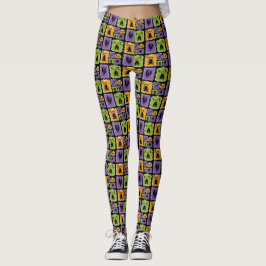 Schattige Halloween-personages Kleine vampiers en Leggings
