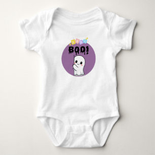 Schattige Halloween Peuter Jersey Geesten, Pompoen Romper
