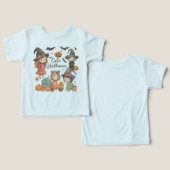 Schattige Halloween Peuter Shirt - Witch Vampire M (Ontwerp Voorkant & Achterkant)