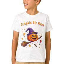 Schattige Halloween pompoen bezemontwerp