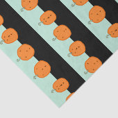Schattige Halloween Pompoenen Tissuepapier (Detail)