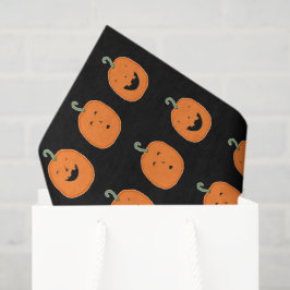 Schattige Halloween Pompoenen Tissuepapier