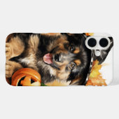 SCHATTIGE HALLOWEEN PUPPYHOND MET POMPOENEN Case-Mate iPhone CASE (Achterkant (horizontaal))