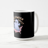 Schattige Halloween Schattigee Ghost Spooky, Grapp Koffiemok (Voorkant rechts)
