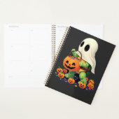 Schattige Halloween Schildpad Geest met Snoep (2) Planner (Display)