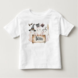 Schattige Halloween Shirt met Pumpkins Witch Pet