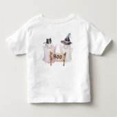 Schattige Halloween Shirt met Pumpkins Witch Pet (Achterkant)
