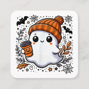 Schattige Halloween Shirt voor Vrouwen Halloween G Vierkante Visitekaartje