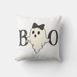 Schattige Halloween Sierkussen - "Boo" Ghost met B