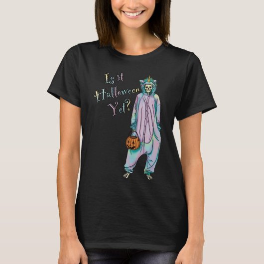 Schattige Halloween Skeleton Shirt, is het nog Hal T-shirt (Voorkant)