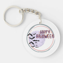 Schattige Halloween-sleutelhangers Geesten, Pompoe