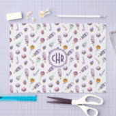 Schattige Halloween Snoep Treats Pattern Tissuepapier (Craft)