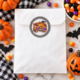 Schattige Halloween-snoepjes Halloween-feestje Ronde Sticker