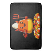 Schattige Halloween snoepmaismonster Badmat (Voorkant Verticaal)