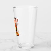 Schattige Halloween snoepmaismonster Glas (Links)