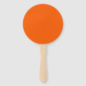 Schattige Halloween snoepmaismonster Handwaaier (Achterkant)