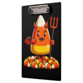 Schattige Halloween snoepmaismonster Klembord (Links)