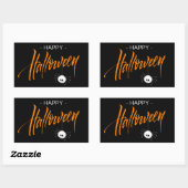 Schattige Halloween Spin Rechthoekige Sticker (Vel)
