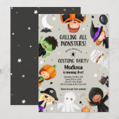 Schattige Halloween Spooktacular Costume Verjaarda Kaart (Voorkant / Achterkant)