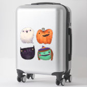 Schattige Halloween Spooky Collectie Sticker (Koffer)