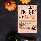 Schattige Halloween-stamppentoonstelling op afstan Kaart