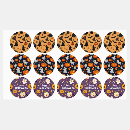 Schattige Halloween Stickers - Schattigee & Leuke  (Vel)