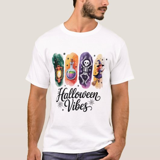 Schattige Halloween T-shirt – Schattig Spooky vr (Voorkant)