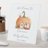 Schattige Halloween thema Baby shower welkom Reclamebord Met Voetstuk (Insitu)