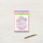 Schattige Halloween thema- Bloeddruk Log Post-it® Notes (Op bureau)