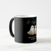 Schattige Halloween-thema bruiloft Jubileum Magische Mok (Voorkant links)