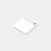 Schattige Halloween-thema  Post-it® Notes (Schuin)