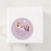 Schattige Halloween Thema Verjaardagsfeestkostuum  Bedankjes Labels (In situ)