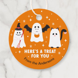 Schattige Halloween Trick or treat Ghosts Bedankjes Labels