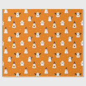 Schattige Halloween truc of het behandelen van gee Cadeaupapier (Vlak)