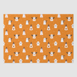 Schattige Halloween truc of het behandelen van gee Tissuepapier