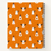 Schattige Halloween-truc of het behandelen van spo Notitieboek (Achterkant)