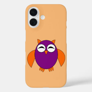 Schattige Halloween-uil iPhone 16 Hoesje