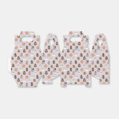 Schattige Halloween Uilen Patroon Bedankdoosjes (Uitgevouwen)