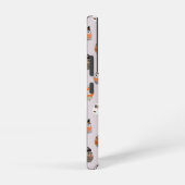 Schattige Halloween Uilen Patroon Samsung Galaxy Hoesje (Rechterkant)