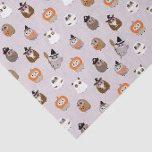 Schattige Halloween Uilen Patroon Tissuepapier (Detail)