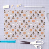 Schattige Halloween Uilen Patroon Tissuepapier (Craft)