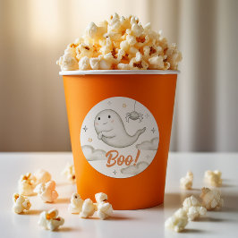 Schattige Halloween verjaardagsfeestje is favoriet Ronde Sticker