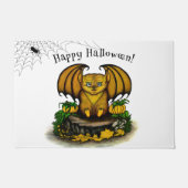 Schattige Halloween-vleermuis Deurmat (Voorkant)