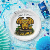  Schattige Halloween Vleermuis Papieren Bordje (Feest)