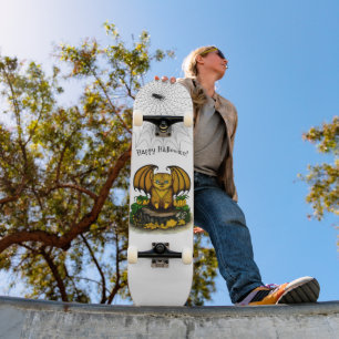 Schattige Halloween-vleermuis Persoonlijk Skateboard
